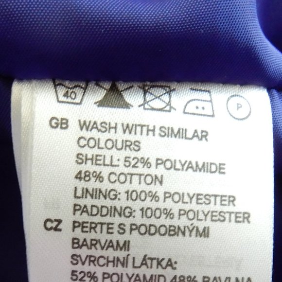 H&M Purple woman’s or junior’s Bomber Jacket in size 2 - Picture 13 of 14